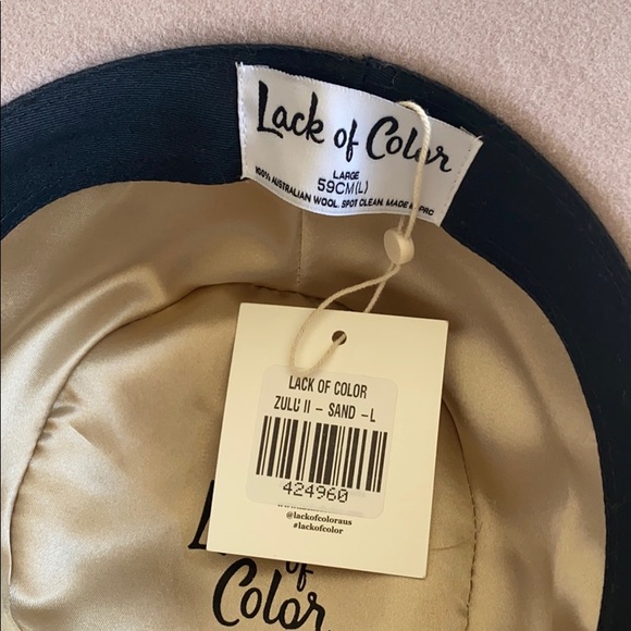 Lack of Color Hat in Sand